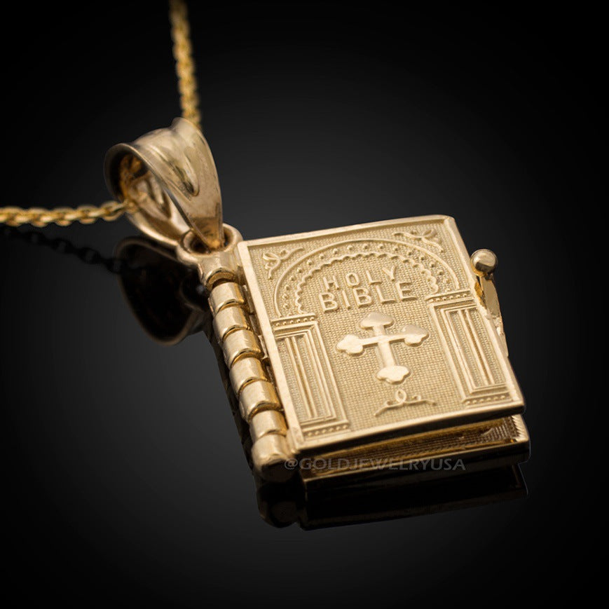 🎄Christmas Pre-sale🎁Openable Holy Cross Bible Pendant