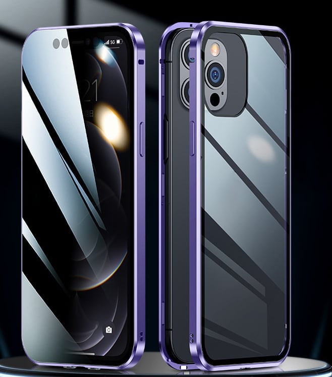 🔥Privacy Protection Technology🔥Magnetic Double Sided Tempered Glass Phone Case for iphone