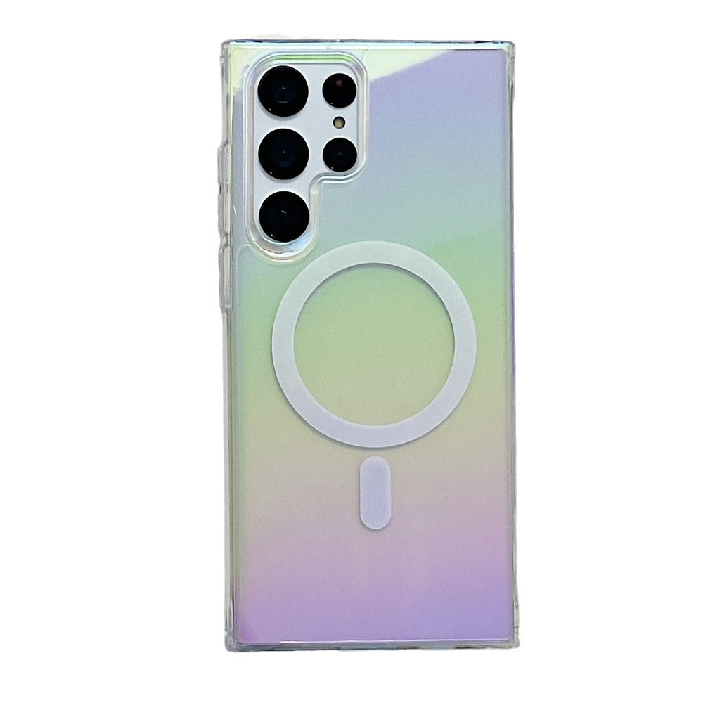 Colorful gradient color magnetic Samsung S24/S23/S22/S21 series mobile phone case