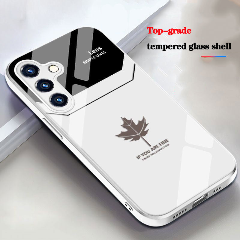 Liquid glass waterproof phone case For Samsung