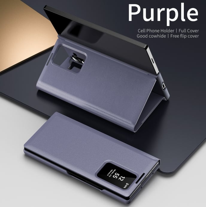 Smart View Window Flip Case For Samsung Galaxy Z Fold