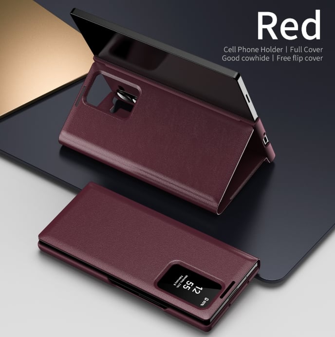 Smart View Window Flip Case For Samsung Galaxy Z Fold