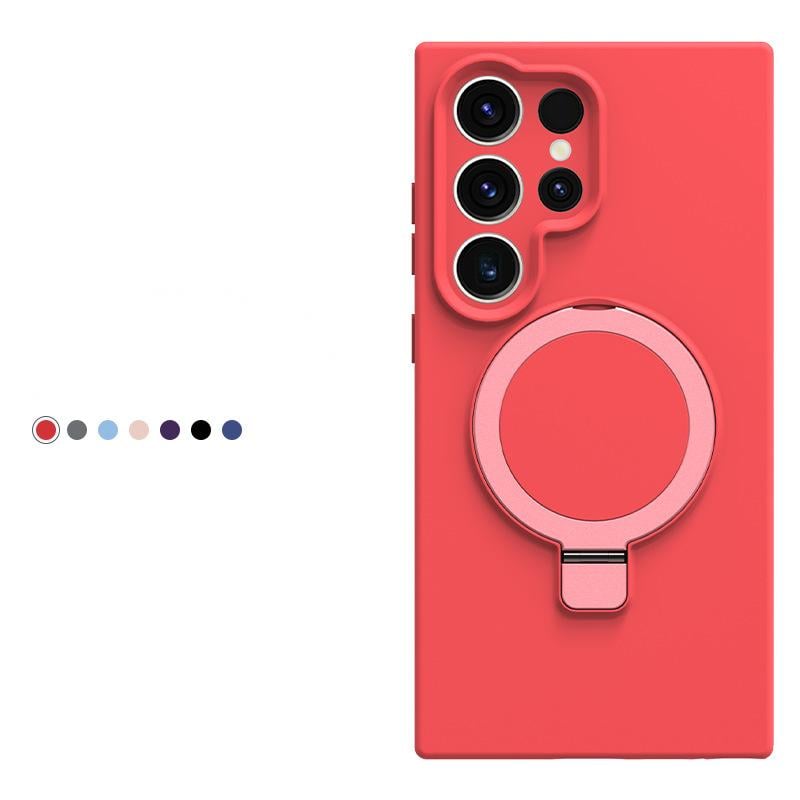Samsung Magsafe Series | Liquid Silicone Foldable Stand Phone Case