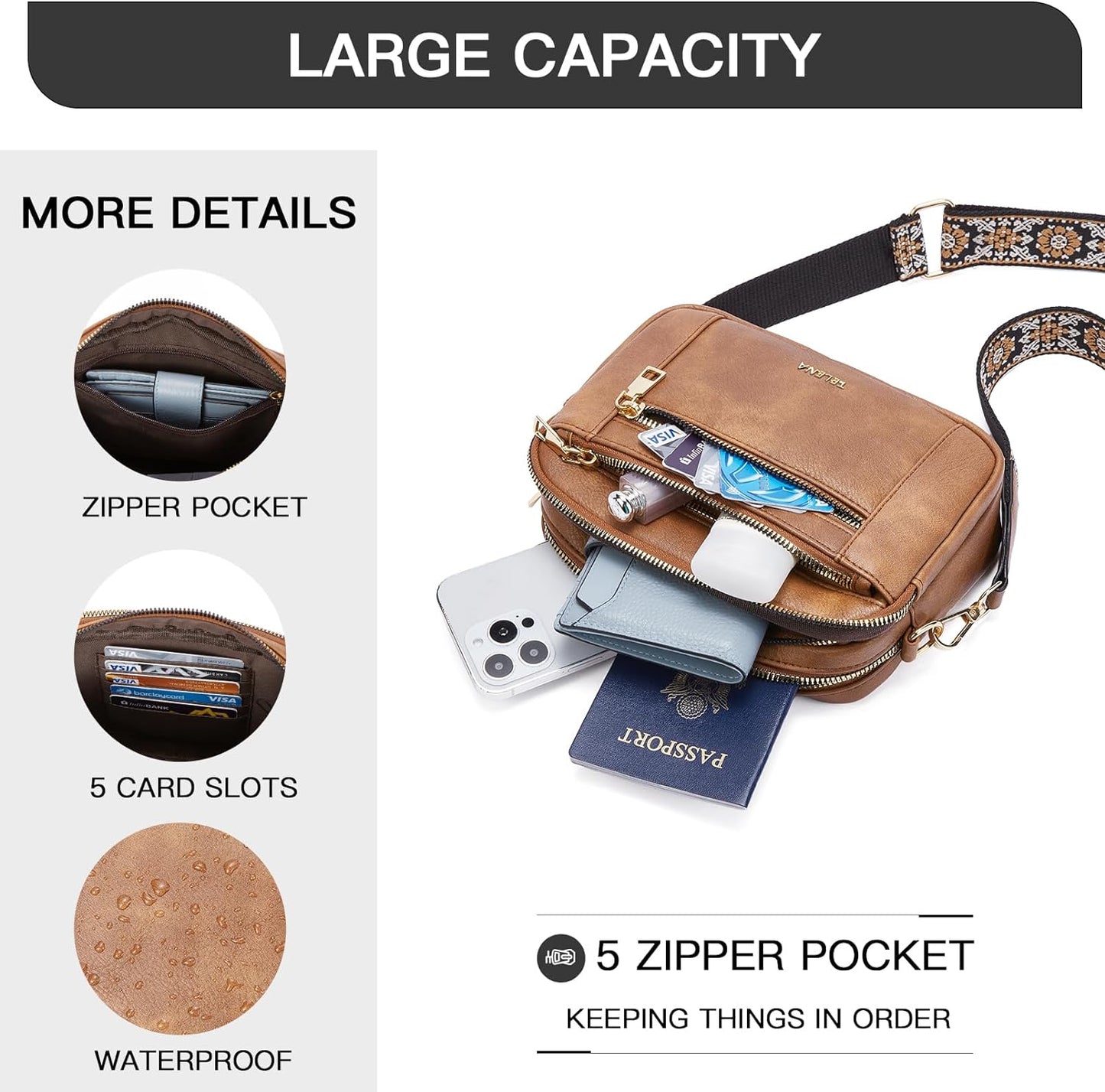 š„Last Day 49% OFFš„Handmade Colorful Straps Crossbody Leather Bags & Purseš