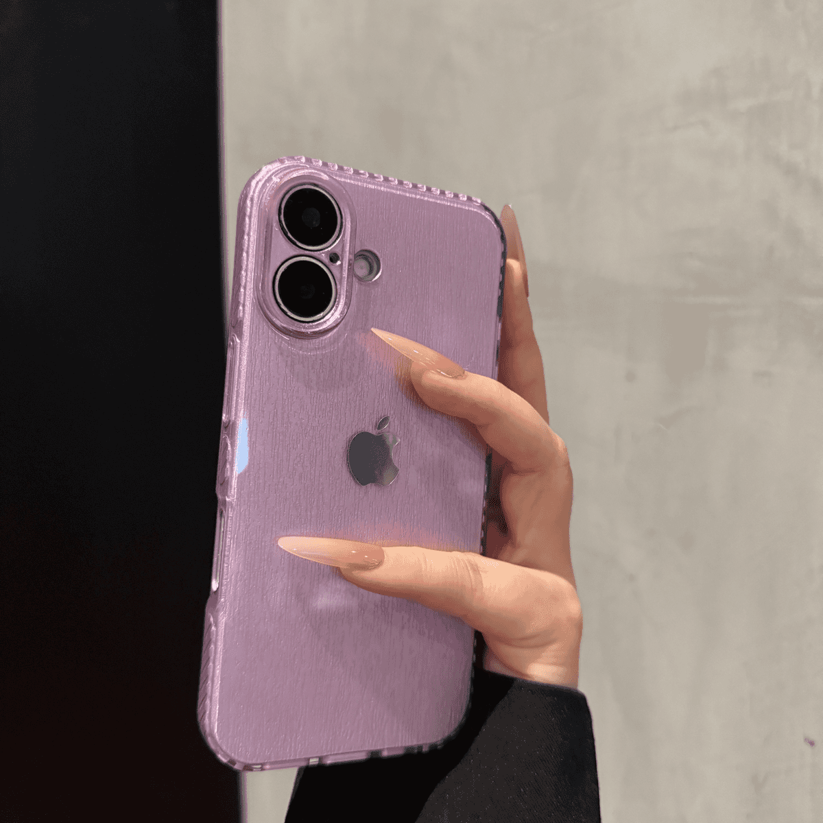 Advanced texture side anti slip case for iPhone