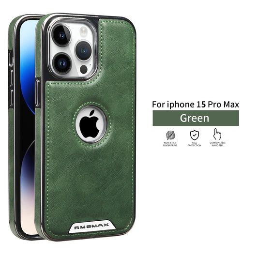 Magnetic Leather Phone Case For iPhone 16