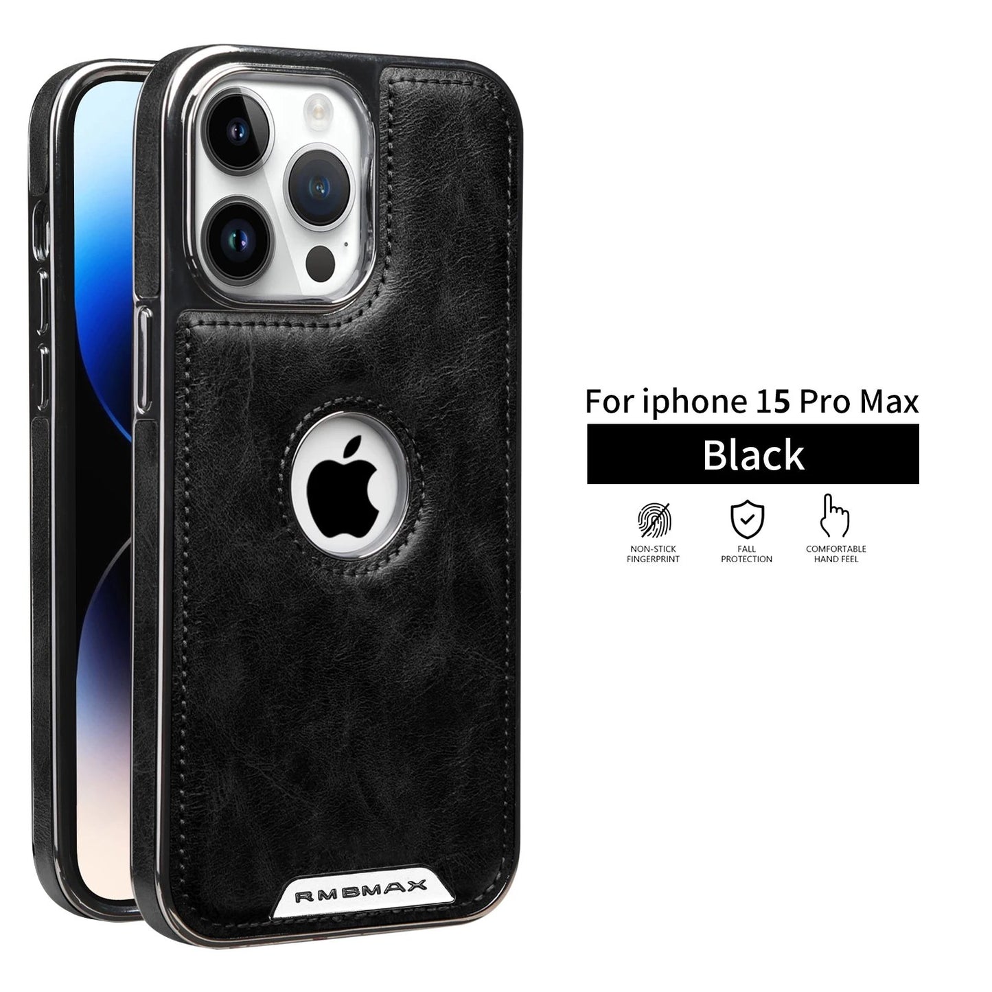 Magnetic Leather Phone Case For iPhone 16
