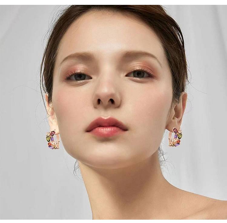 Colored Zircon Jewelry Set