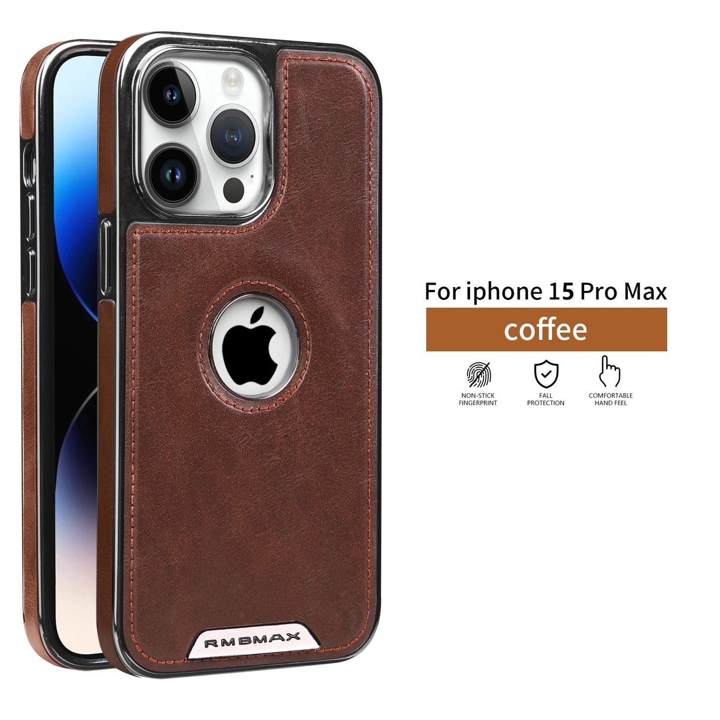Magnetic Leather Phone Case For iPhone 16