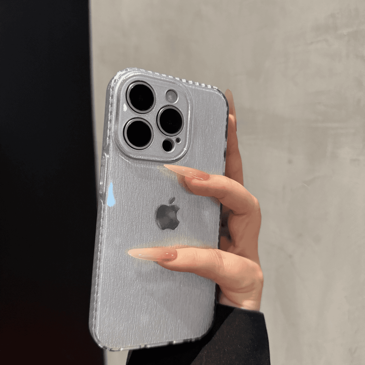Advanced texture side anti slip case for iPhone