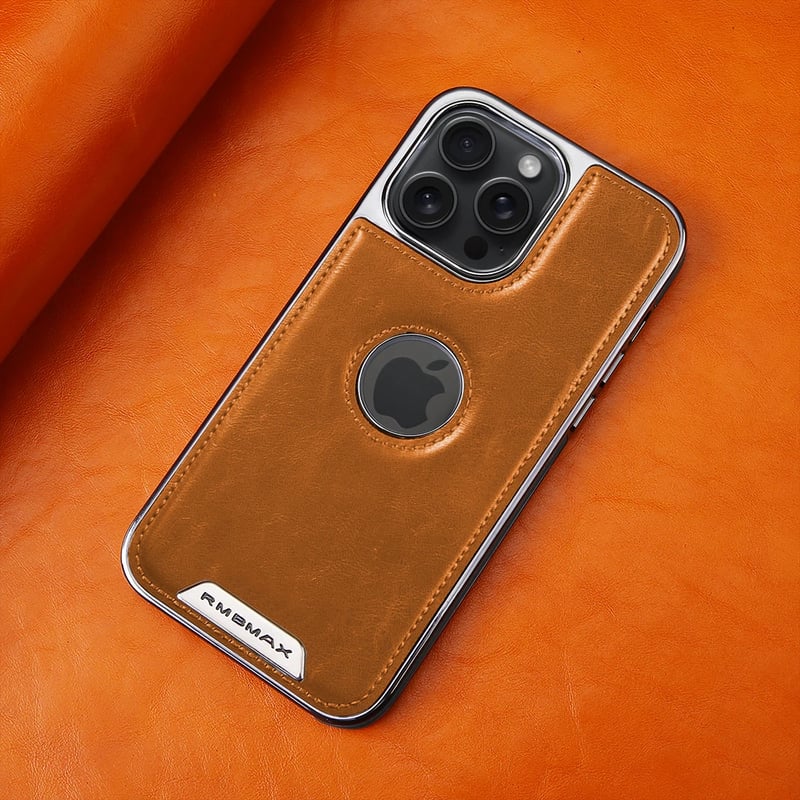 Magnetic Leather Phone Case For iPhone 16