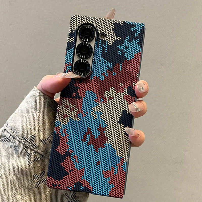 Ultra-thin Camouflage Mobile Phone Case For Samsung Z Fold 7 6 5 4 3 2