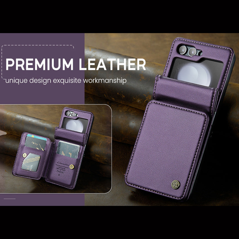Suitable for Samsung Z Series Mobile Phone Case All-inclusive Card Holder Shell