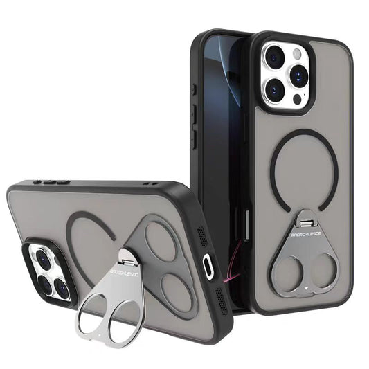 Rotating Ring Magnetic Bracket iPhone Protective Case(Free lens protective film)