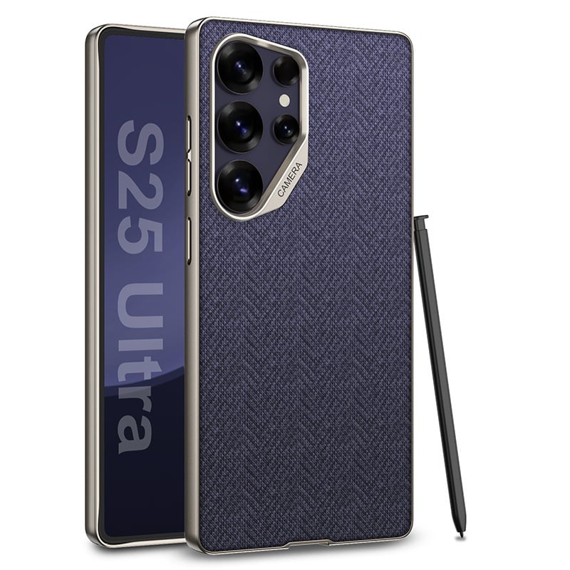 Metallic leather phone case for Samsung S25Ultra/S24Ultra/S23Ultra