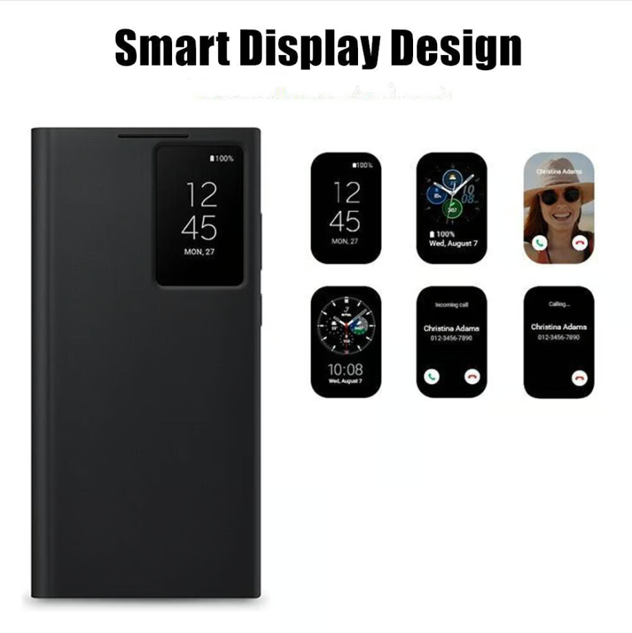 Smart View Window Flip Case - Samsung Galaxy S22/S23/S24/S25 Series