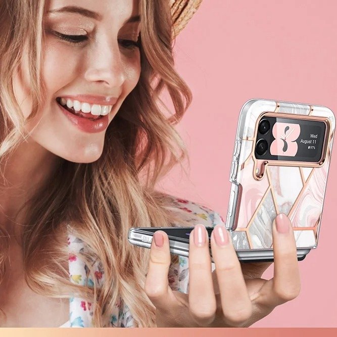 Elegant Marble Texture Slim Case - Samsung