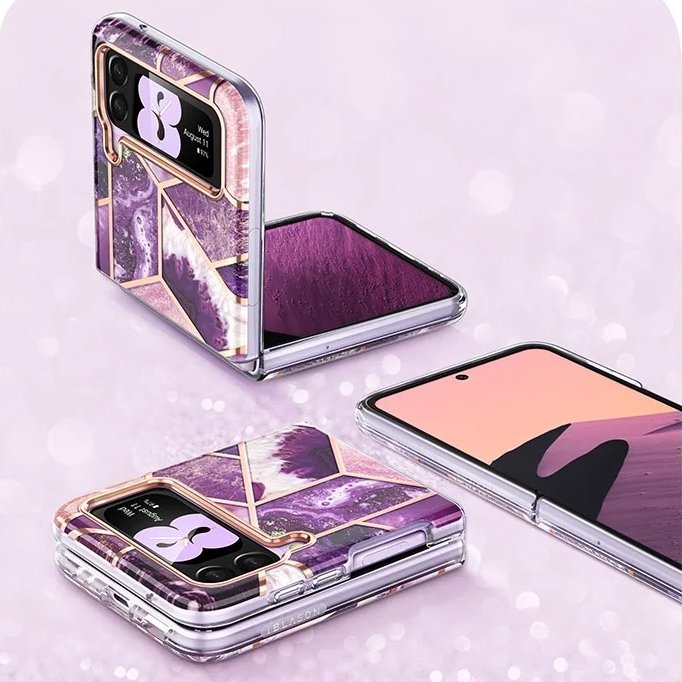 Elegant Marble Texture Slim Case - Samsung
