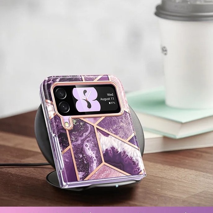 Elegant Marble Texture Slim Case - Samsung