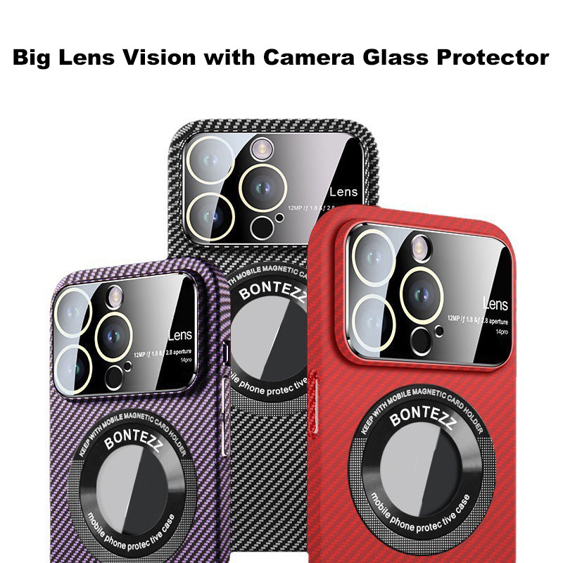 Luxury Carbon Fiber Pattern Magnetic Case For iPhone 15 Series