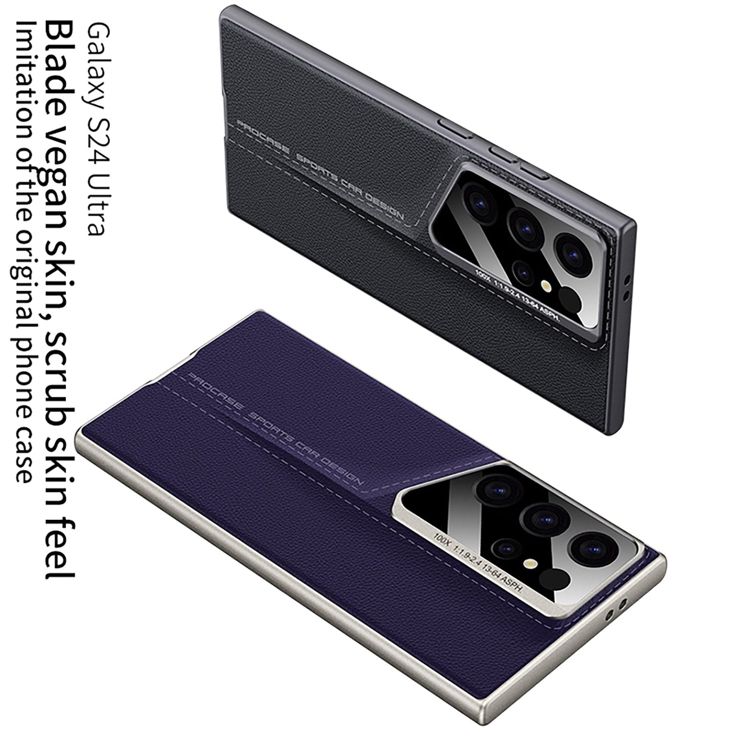 Luxury Leather All-inclusive Anti-fall Protective Phone Case For Galaxy S25 S24 S23 Ultra