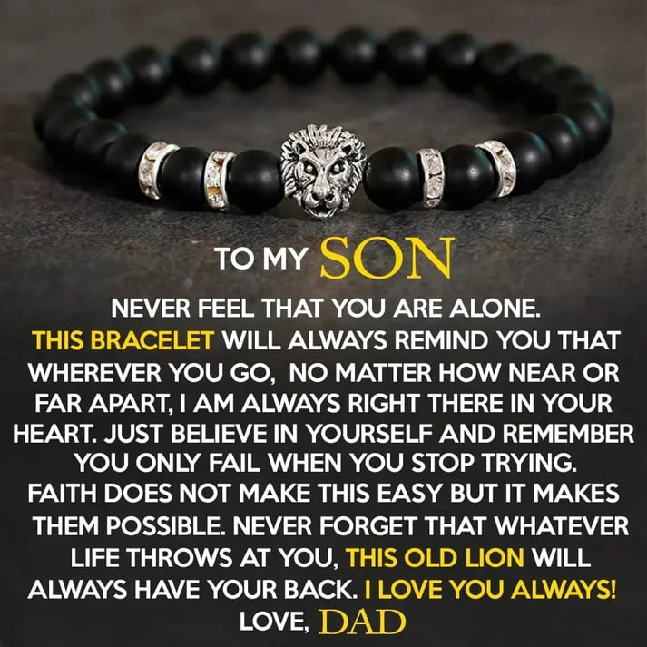 🔥 Promotion 49%OFF 🔥 - Lion Bracelet - Son Dad