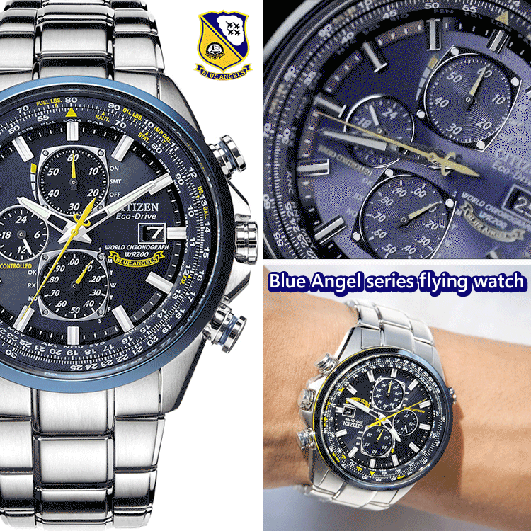 Last Day Promotion- SAVE 70%Blue Angel series flying watch