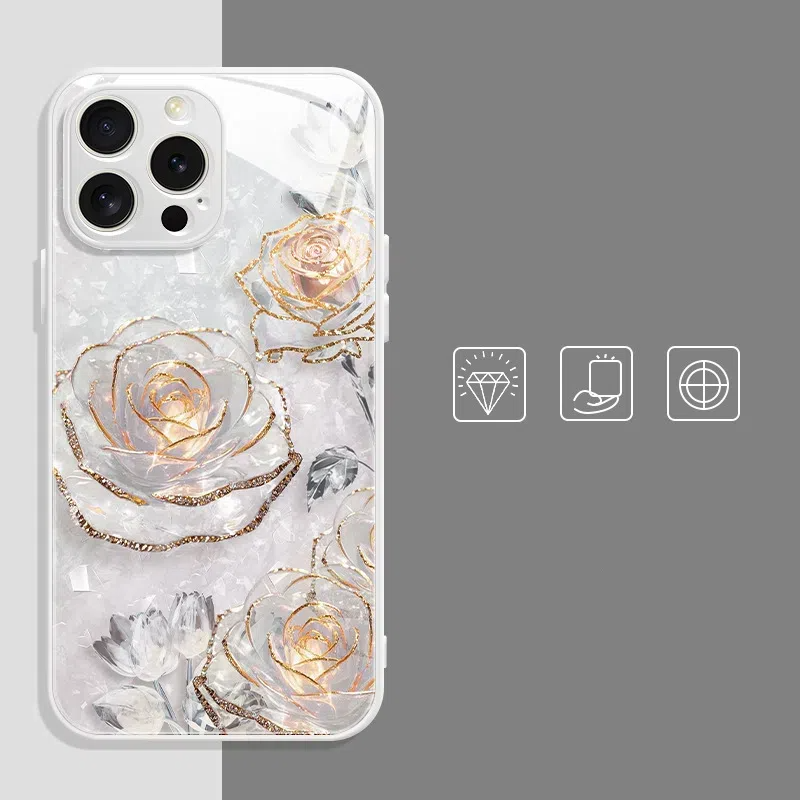 Suitable For iPhone Mobile Phone Case Rose