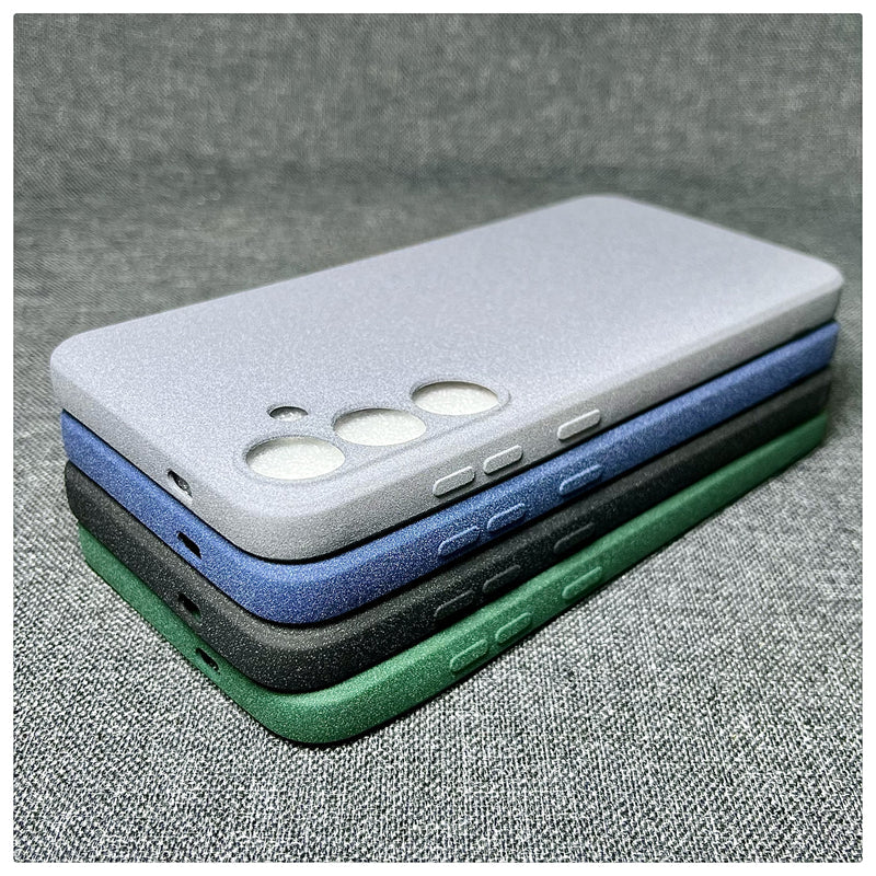 Solid Color Simple Anti-fall Phone Case For Samsung