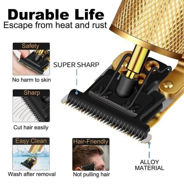 🔥Buy 3 Free Shipping🔥Cordless Zero Gapped Trimmer Hair Clipper