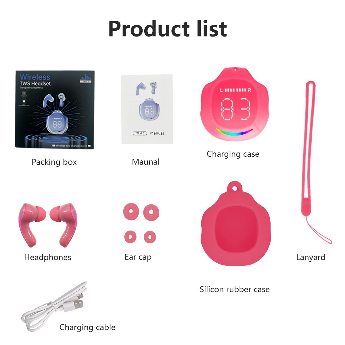 Stylish, comfy Bluetooth earphones with HD sound and broad device compatibility! 🎧✨