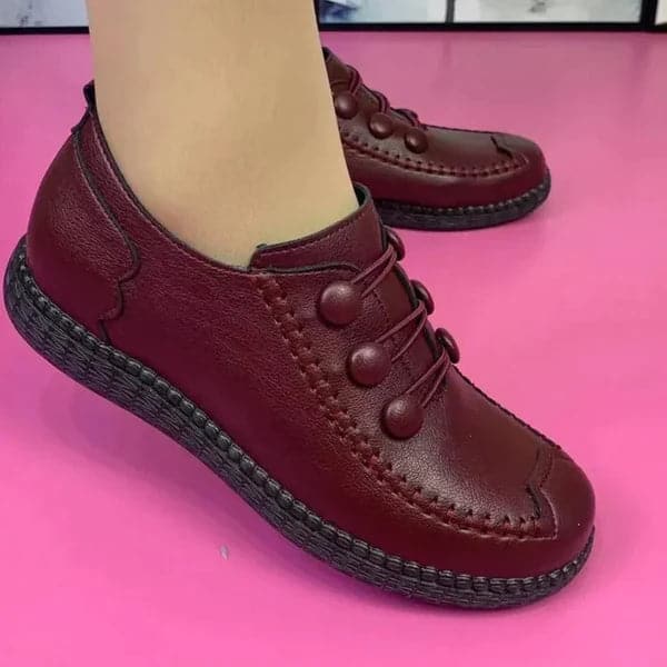 2024 Comfortable Genuine Leather Sneakers Walking Shoes