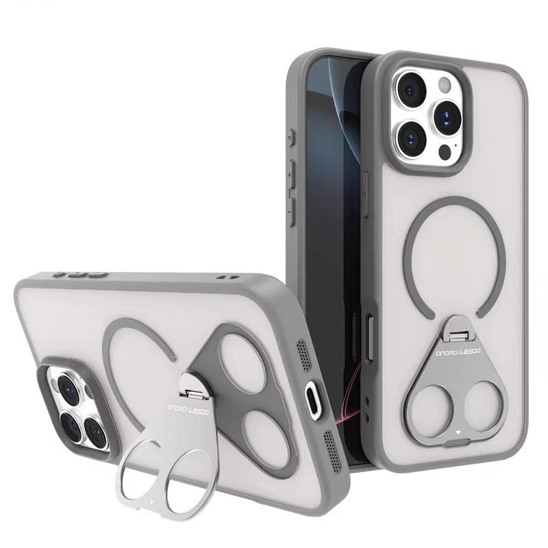 Rotating Ring Magnetic Bracket iPhone Protective Case(Free lens protective film)
