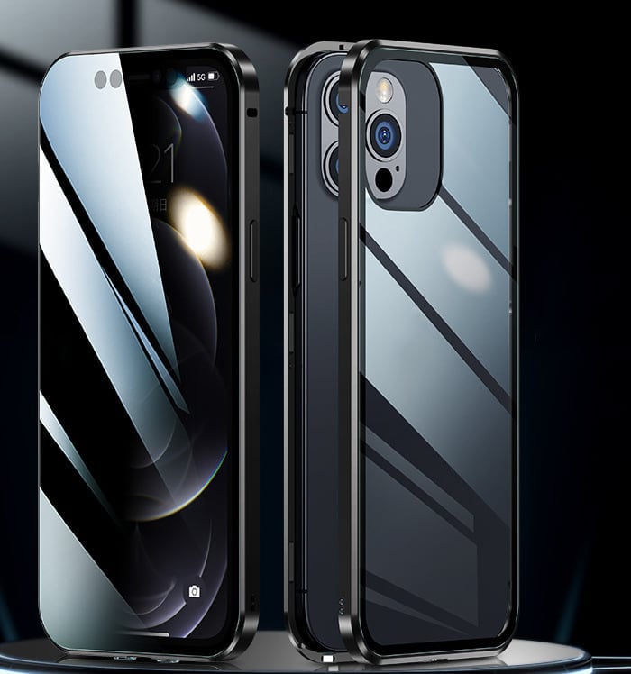 🔥Privacy Protection Technology🔥Magnetic Double Sided Tempered Glass Phone Case for iphone