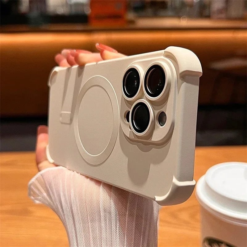 Silicone Shockproof Soft  Wireless Charge  Lens Protection Case