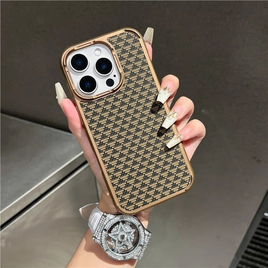 Carbon Fiber Pattern Magnetic Suction Metal Lens Anti-Fall Protection Case