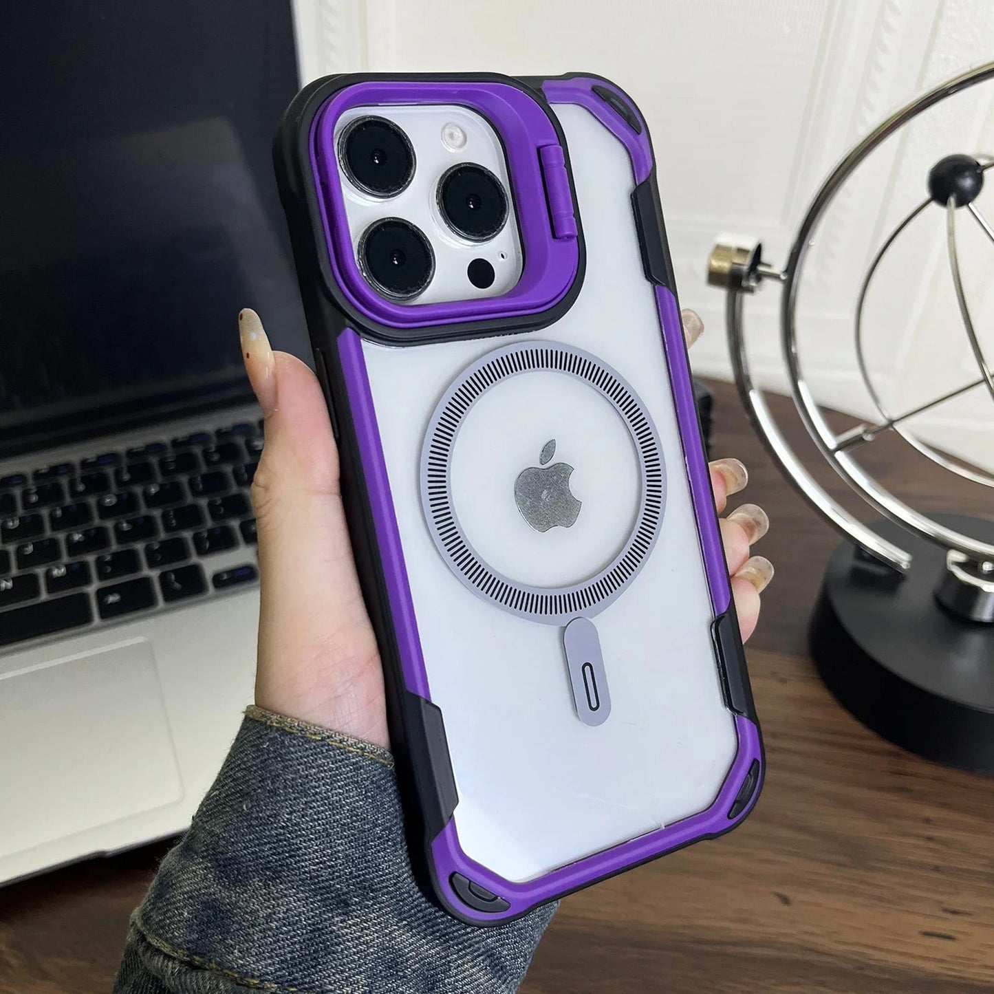 Stylish Magnetic Armor Phone Case for IPhone