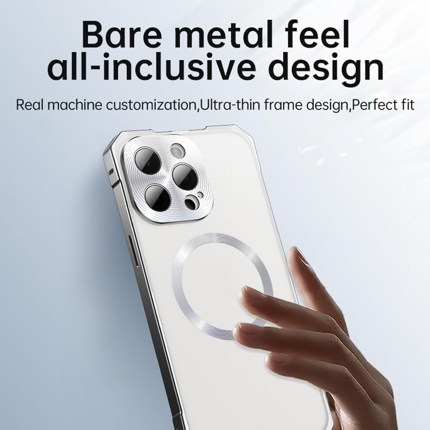 Ultra-Thin Magnetic Phone Case For iPhone 16/15 – Shockproof, MagSafe, Anti-Yellow