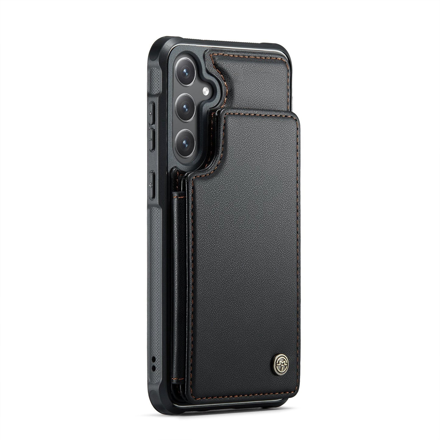Multifunctional Anti-theft Brush Business Leather Case For Samsung A16