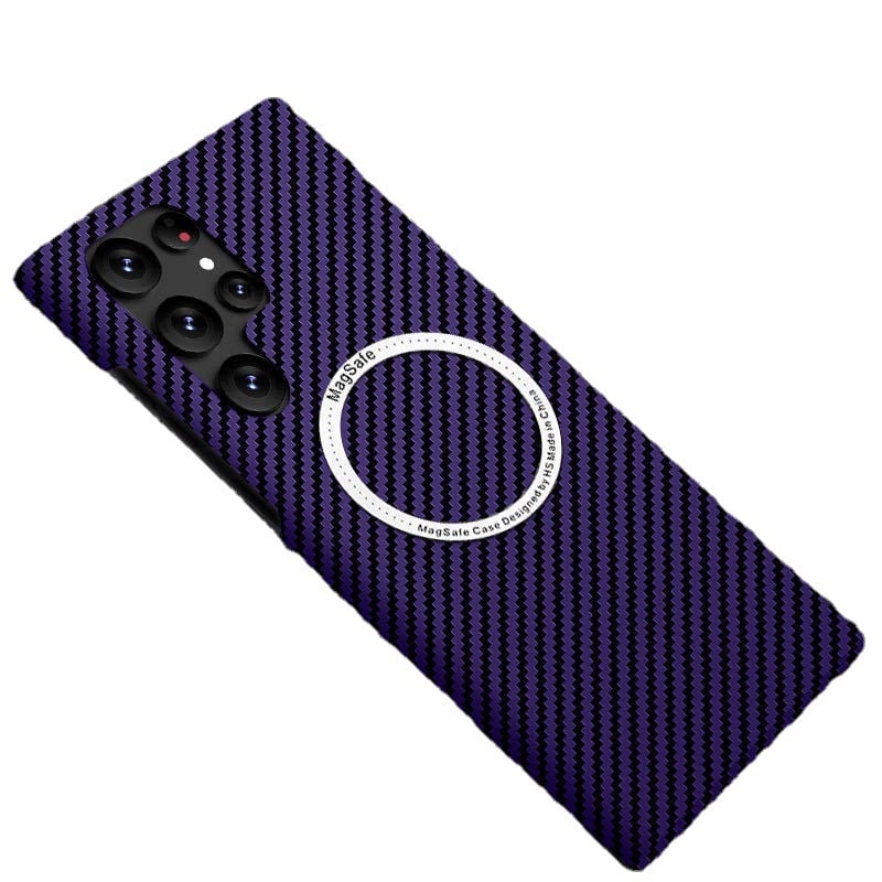 Carbon Fiber Pattern Magnetic Case Slim