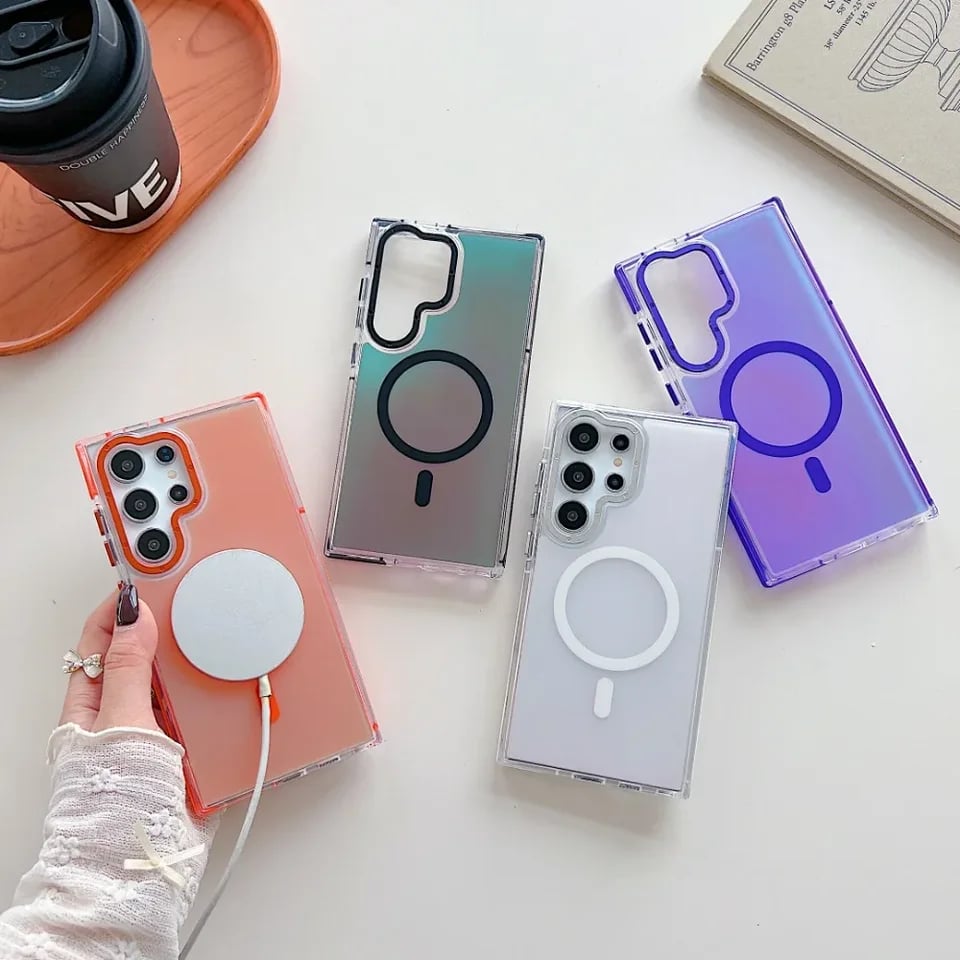 ☀️Colorful and dazzling丨Metal Lens MagSafe Phone Case For Samsung Galaxy S25
