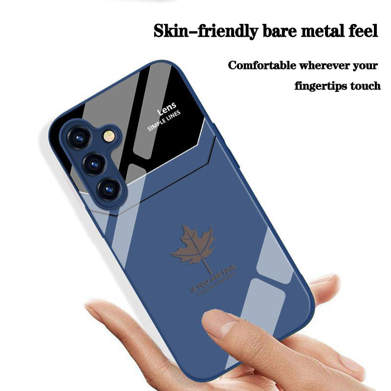 Liquid glass waterproof phone case For Samsung