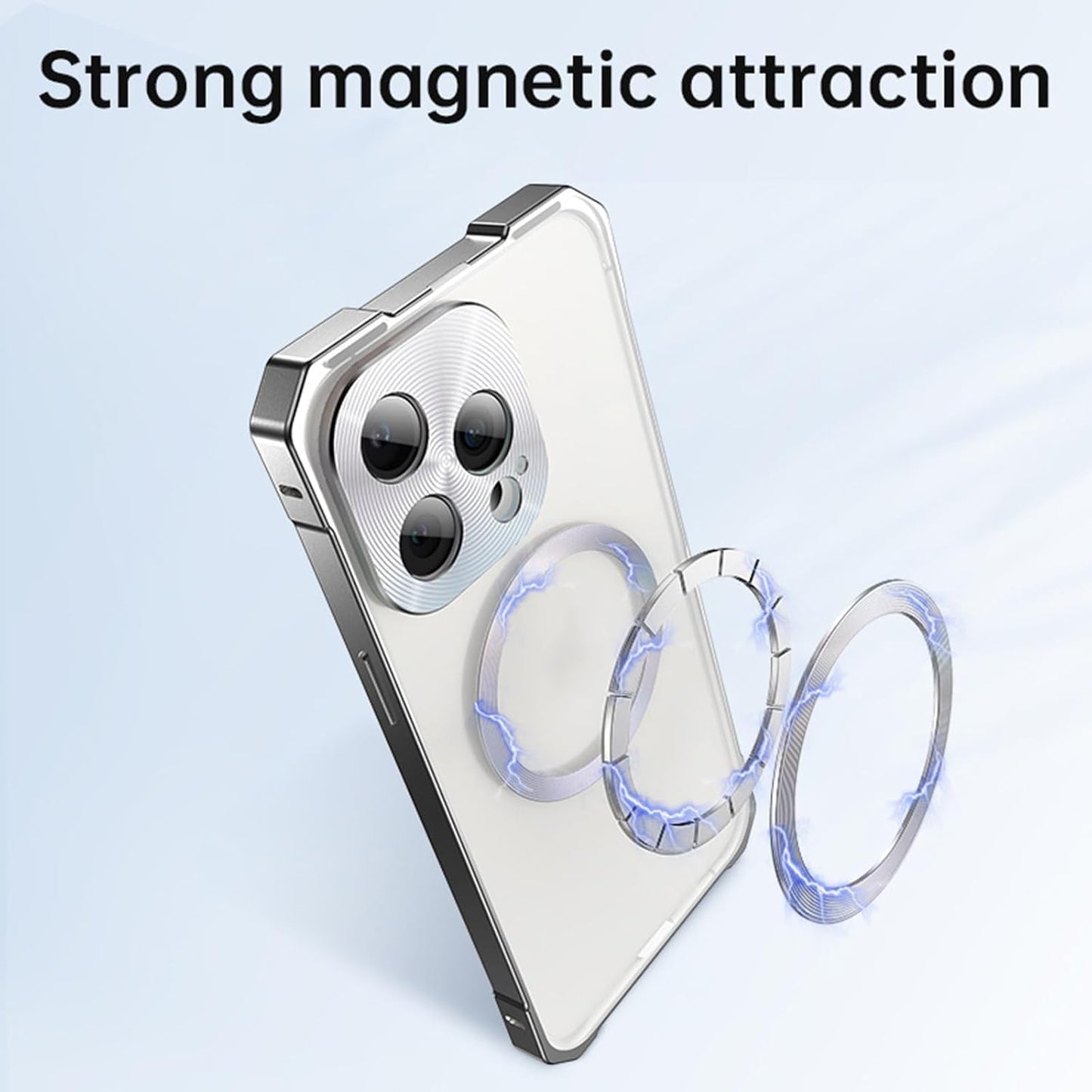 Ultra-Thin Magnetic Phone Case For iPhone 16/15 – Shockproof, MagSafe, Anti-Yellow