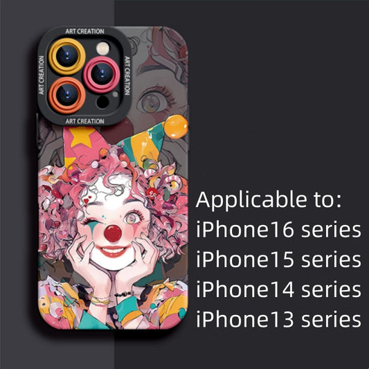 New super hot clown niche all-inclusive anti-fall mobile phone case