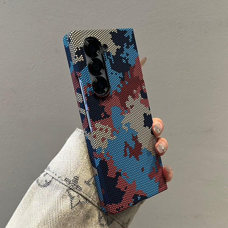 Ultra-thin Camouflage Mobile Phone Case For Samsung Z Fold 7 6 5 4 3 2