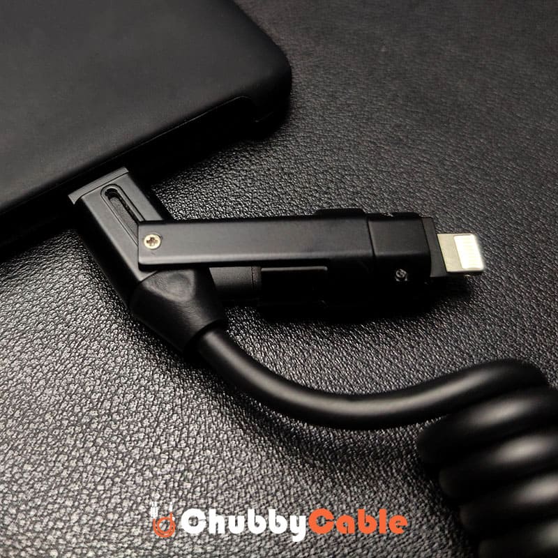 "Full-equipped Chubby" 6-in-1 240W Fast Charging Spring Cable