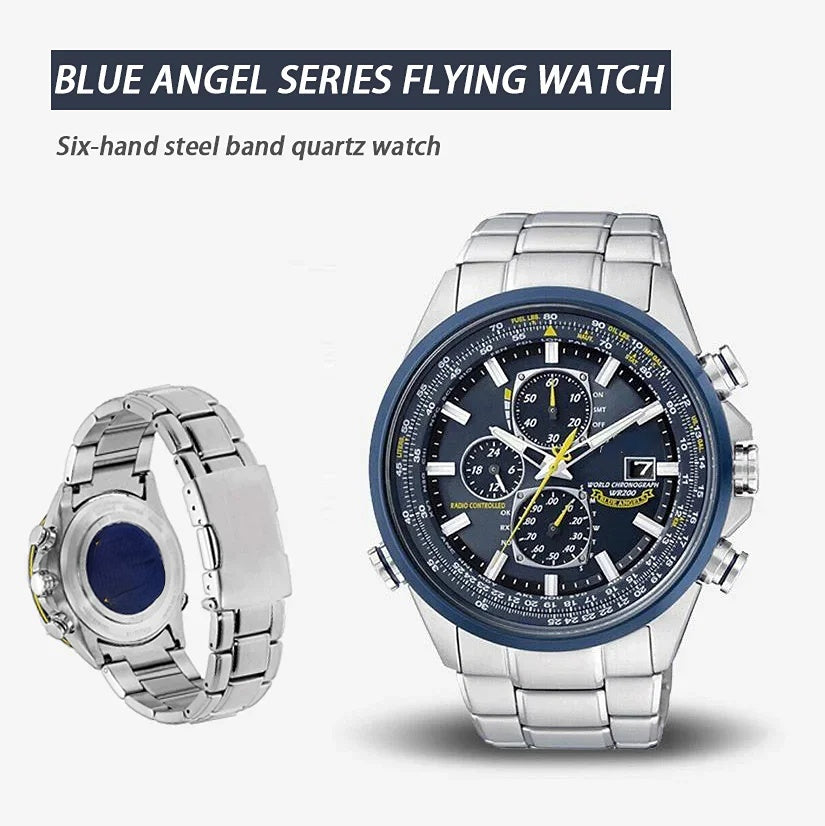 Last Day Promotion- SAVE 70%Blue Angel series flying watch
