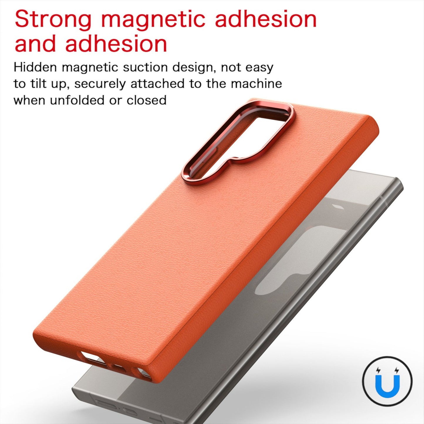 Luxury For Wireless Charging MagSafe Magnetic Soft TPU Leather Cover For Samsung Galaxy S24 Ultra Plus FE