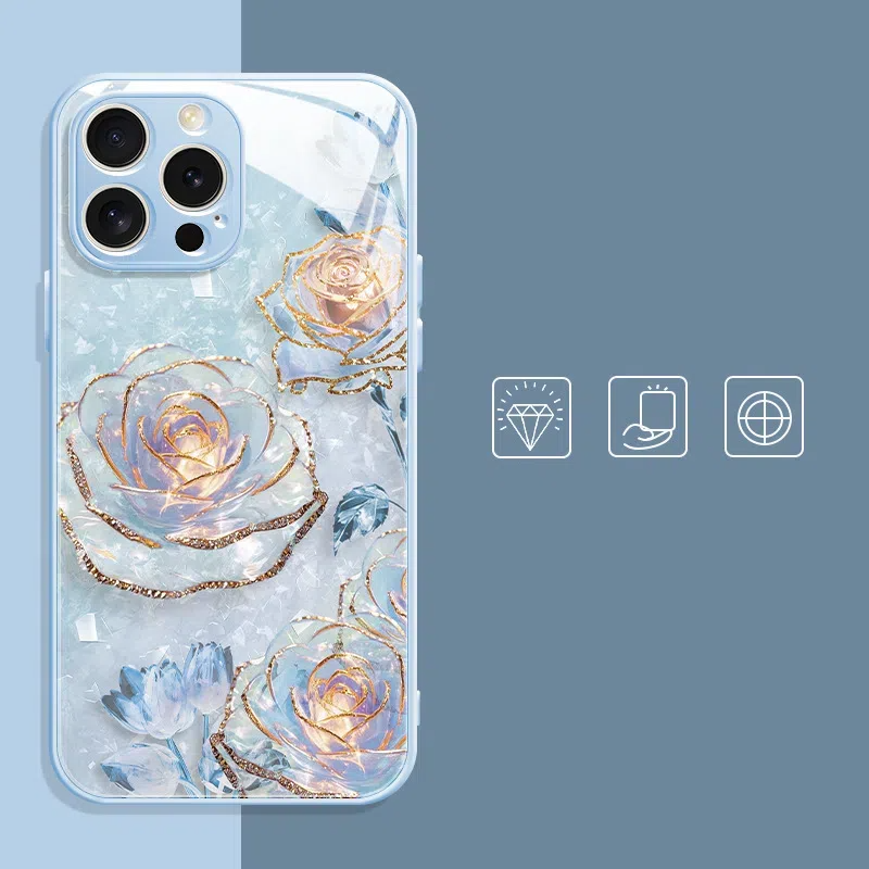 Suitable For iPhone Mobile Phone Case Rose