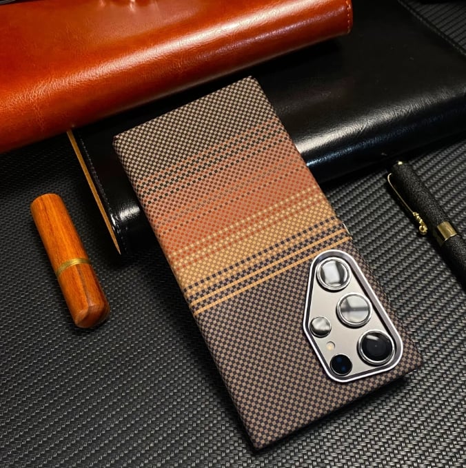 Colorful Aramid Carbon Fiber Case for Samsung Galaxy